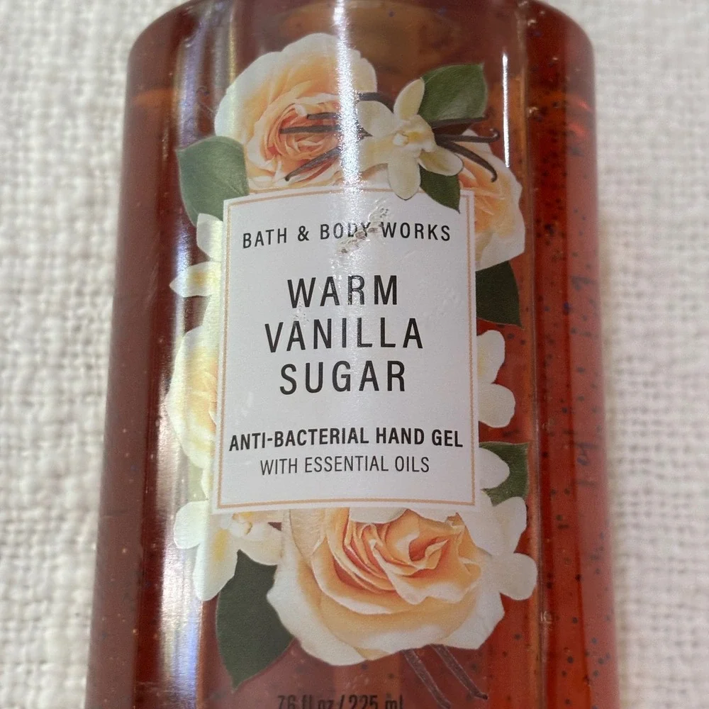 Bath & Body Works Warm Vanilla Sugar Anti-Bacterial Hand Gel 7.6 fl oz Pump